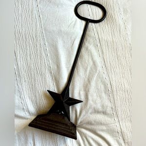 Lone Star Cast Iron hat rack/hand towel rack
